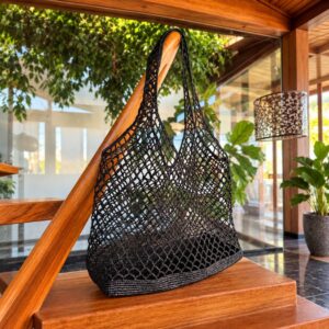 Ravinala Black Net Bag